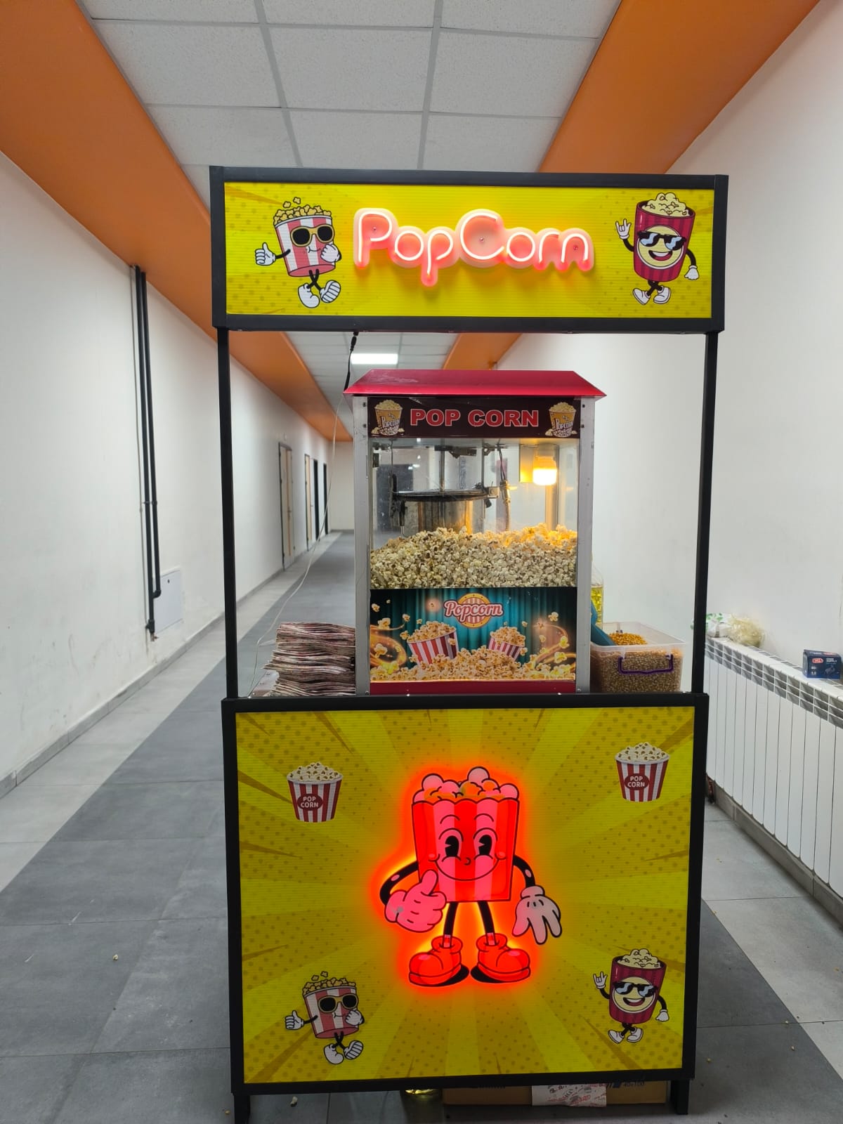 Patlamış Mısır Popcorn Arabası Kiralama