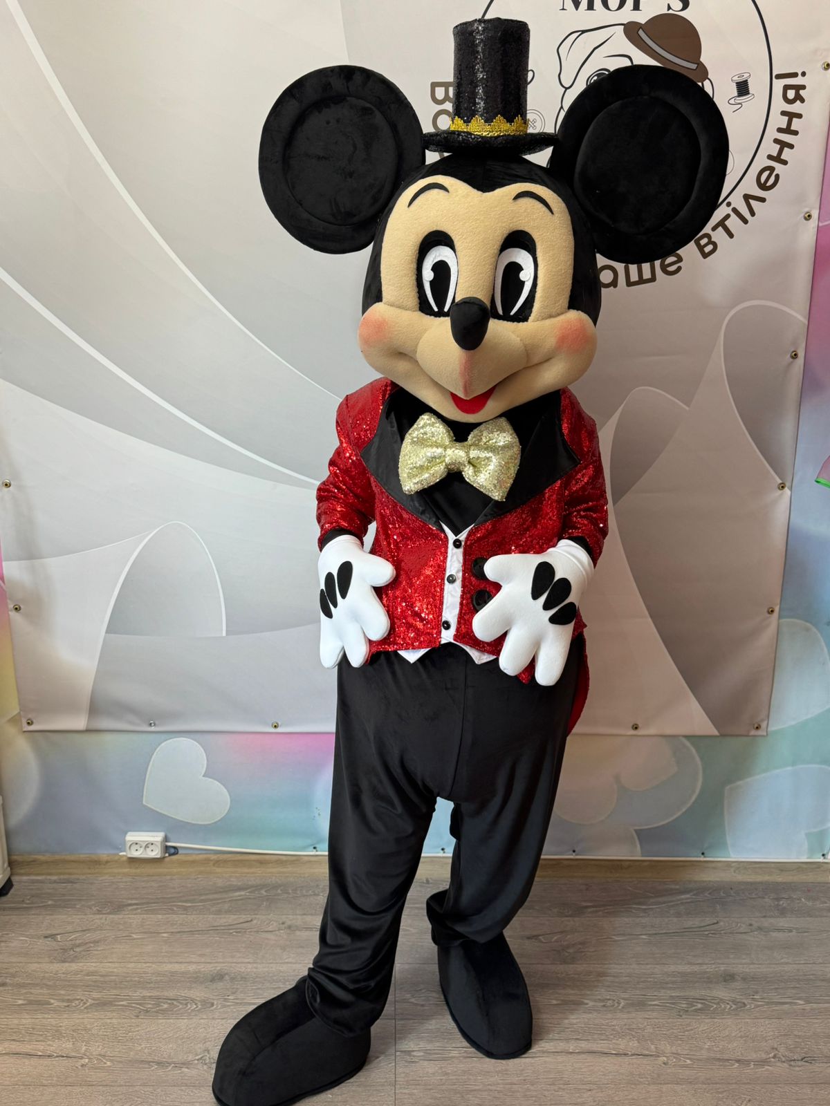 Mickey Mouse Smokinli Maskot Kiralama Ankara