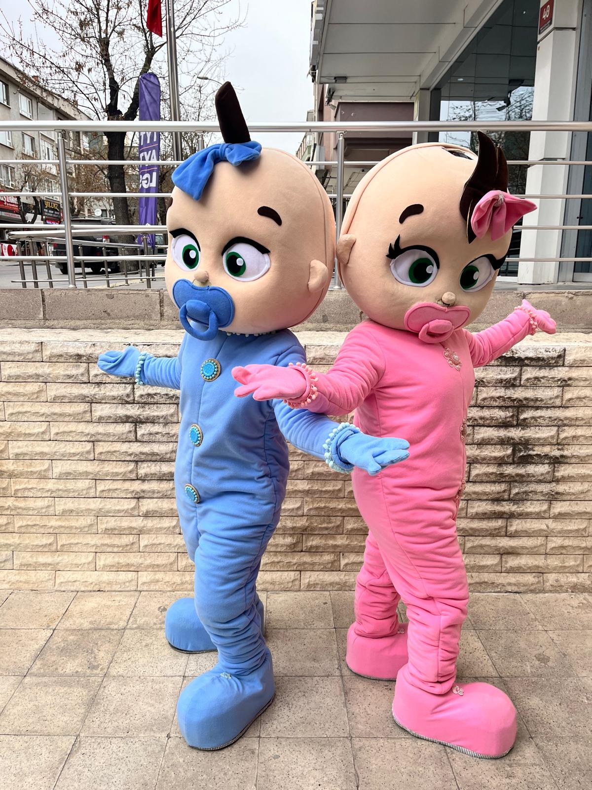 Cinsiyet Partisi Bebek Maskotları